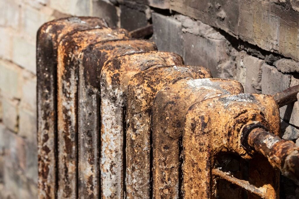 recyclage vieux radiateurs en fonte